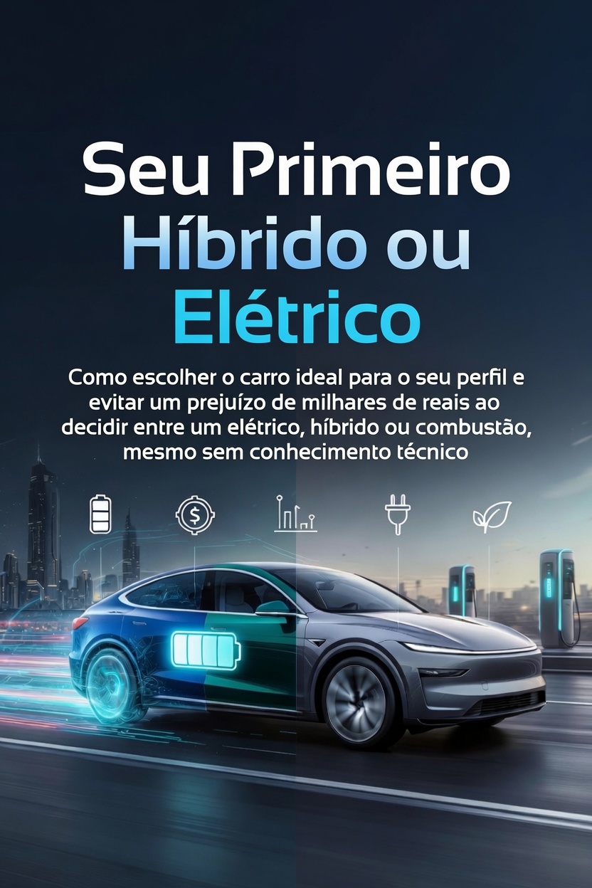 Capa do ebook Seu Primeiro Híbrido ou Elétrico